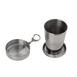 Набор «Подарочный»: фляга 510/2(рыжая кожа), 1,5 л+ 2 стаканчика+нож