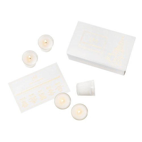 Набор ароматических свечей, 5*50 мл (без лого LM)