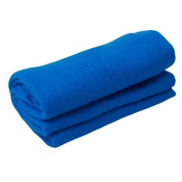 Подарочный набор: кукла фарфоровая, плед флисовый, синий