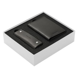 Подарочный набор Long River: обложка для паспорта, ключница, белая коробка