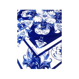 Набор: платок «Гжель» и свеча «Птица счастья»