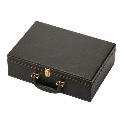 Набор «Подарочный» с многофункциональным ножом, темно-коричневый/бордовый