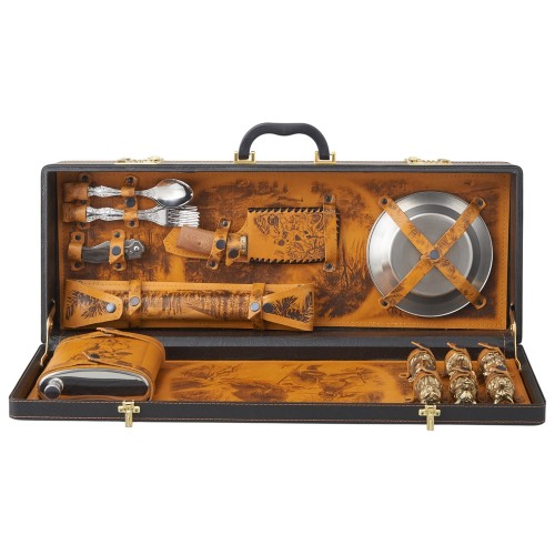 Подарочный набор «Королевская охота», коричневый