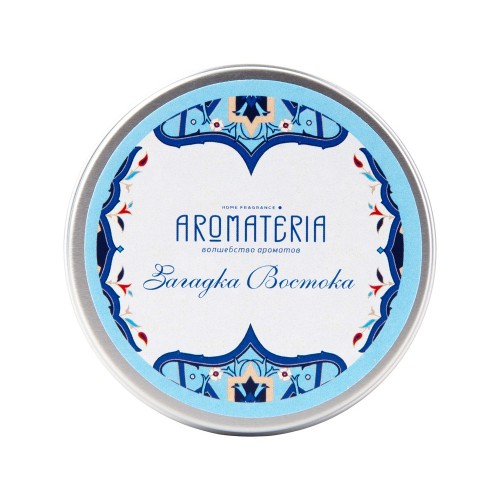 Набор: платок «Арабески» и свеча «Загадка Востока»