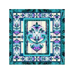 Набор: платок «Каменный цветок» и свеча «Утонченность»