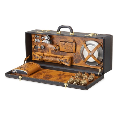 Подарочный набор «Королевская охота», коричневый