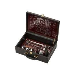 Набор «Подарочный» с многофункциональным ножом, темно-коричневый/бордовый