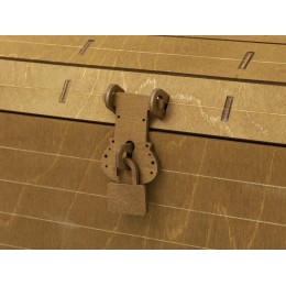 Подарочный набор: кукла фарфоровая, мед, голубой