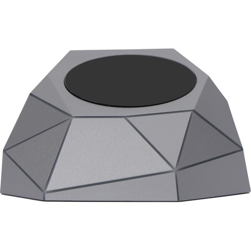 Док-станция «Geo Dock» с быстрой беспроводной зарядкой, серебристый с синей подсветкой. XOOPAR