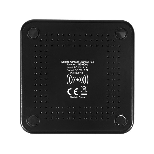 Устройство для беспроводной зарядки «Solstice», серый/черный