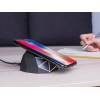 Док-станция «Geo Dock» с быстрой беспроводной зарядкой, черный с белой подсветкой. XOOPAR
