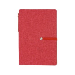 Блокнот А6 «Write and stick» с ручкой и набором стикеров, красный