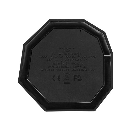 Док-станция «Geo Dock» с быстрой беспроводной зарядкой, черный с белой подсветкой. XOOPAR