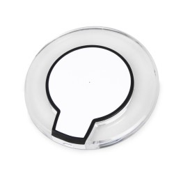 Беспроводная зарядка «Pod» со светодиодной подсветкой, белый