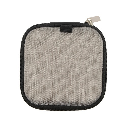 Набор с наушниками и зарядным кабелем 3-в-1 "In motion", серый