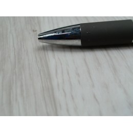 Ручка металлическая soft-touch шариковая со стилусом «Sway», серый/серебристый (P)