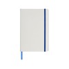 Блокнот Spectrum A5 с белой бумагой и цветной закладкой, белый/ярко-синий