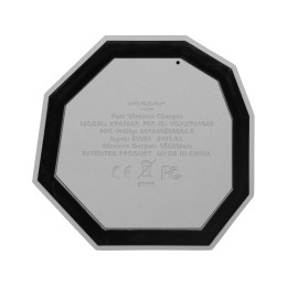 Док-станция «Geo Dock» с быстрой беспроводной зарядкой, серебристый с синей подсветкой. XOOPAR