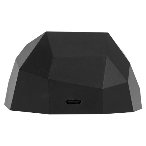 Док-станция «Geo Dock» с быстрой беспроводной зарядкой, черный с белой подсветкой. XOOPAR