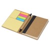 Блокнот А6 «Write and stick» с ручкой и набором стикеров, черный