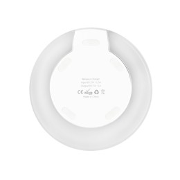 Беспроводная зарядка «Pod» со светодиодной подсветкой, белый
