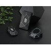 Док-станция «Geo Dock» с быстрой беспроводной зарядкой, черный с белой подсветкой. XOOPAR