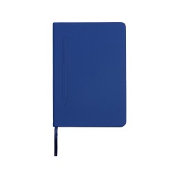 Блокнот А5 "Magnet" 14,3*21 с магнитным держателем для ручки, синий