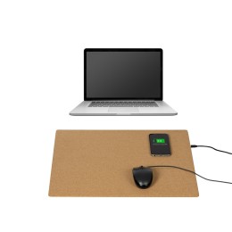 Пробковый коврик для мыши с беспроводной зарядкой «Querсus» (P)