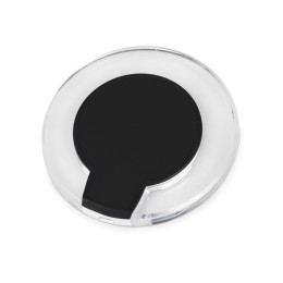 Беспроводная зарядка «Pod» со светодиодной подсветкой, черный