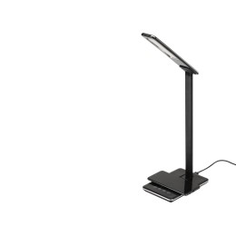 Настольная лампа с функцией беспроводной зарядки "Starline", черный