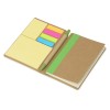 Блокнот А6 «Write and stick» с ручкой и набором стикеров, зеленое яблоко