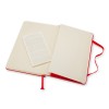 Записная книжка Moleskine Classic (в линейку) в твердой обложке, Large (13х21см), красный