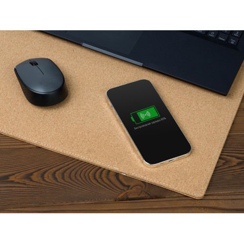 Пробковый коврик для мыши с беспроводной зарядкой «Querсus» (P)