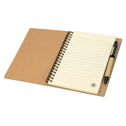 Блокнот "Priestly" с ручкой, черный