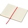 Блокнот «Color» линованный А5 в твердой обложке с резинкой, серый/красный