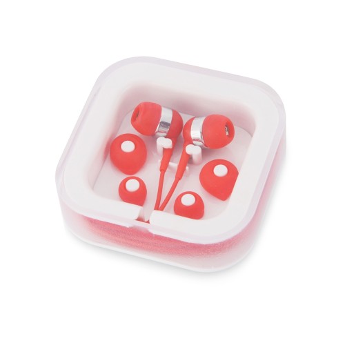 Наушники суперлегкие "Sargas", красный