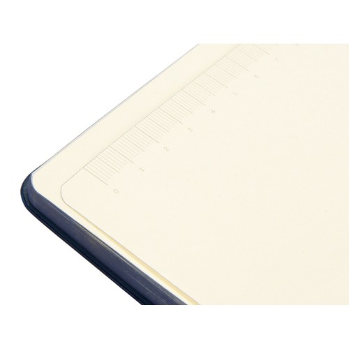 Блокнот «Notepeno» А5 с тонированными линованными страницами, темно-синий