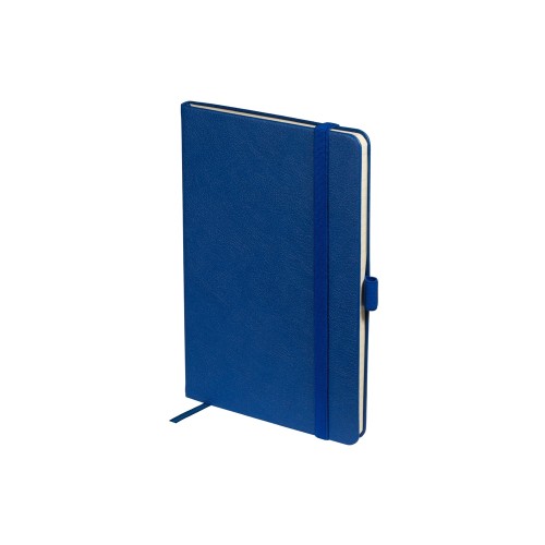 Блокнот А5  "City" на резинке, синий