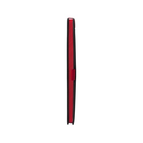 Блокнот "ColorNote Black", твердая обложка A5, 80 листов, черный с красным (Р)