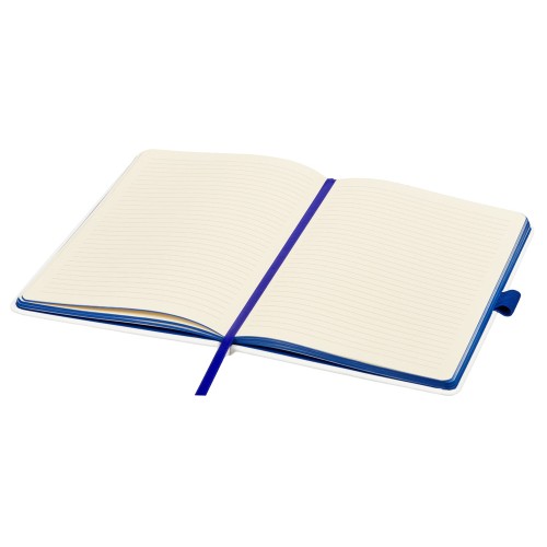 Блокнот "ColorNote White", твердая обложка A5, 80 листов, белый с синим