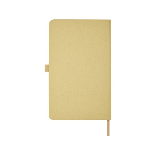 Блокнот Fabianna с мятой бумагой в твердой обложке, оливковый