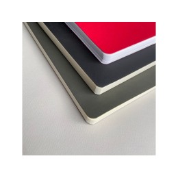 Скетчбук "Sketch & Art" в мягком переплете 140х210 мм, 100 л. бежевой бумаги 100 гр., красный