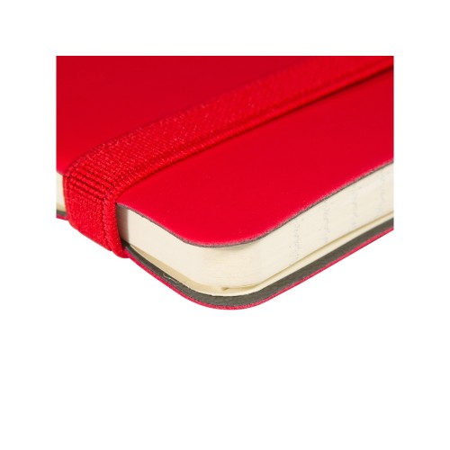 Блокнот А5  "City Flex" на резинке, красный