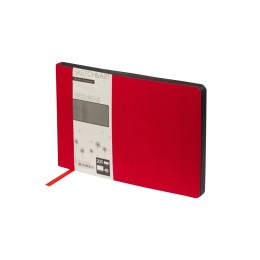 Скетчбук "Sketch & Art" в мягком переплете 210х140 мм, 48 л. черной бумаги 200 гр., красный