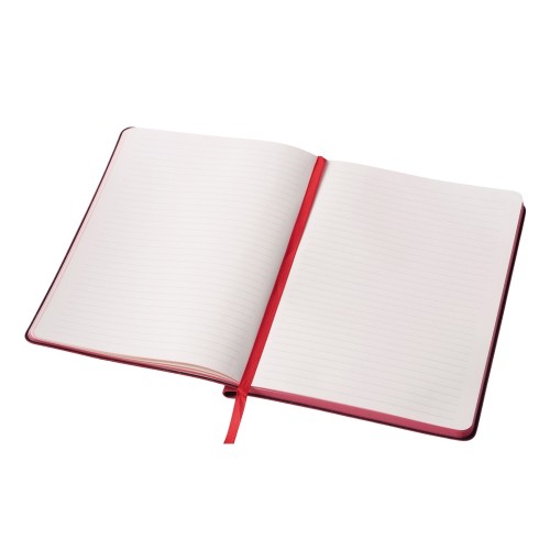 Блокнот А5 "Notepeno Max", 96 листов 80 гр/м2 белой FSC бумаги, красный