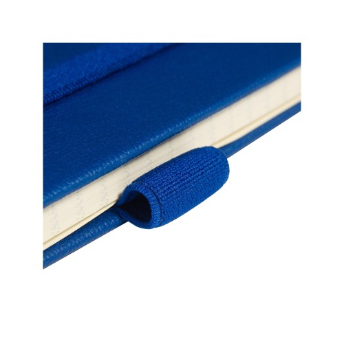 Блокнот А5  "City" на резинке, синий