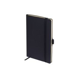 Блокнот А5  "City Flex" на резинке, темно-синий navy