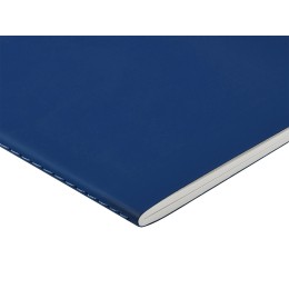 Тетрадь с каменной бумагой А5 "Carrara" 40 л., линейка, синий