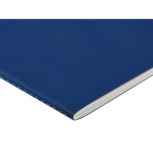 Тетрадь с каменной бумагой А5 "Carrara" 40 л., линейка, синий