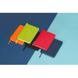 Блокнот «Notepeno» А5 с тонированными линованными страницами, темно-синий